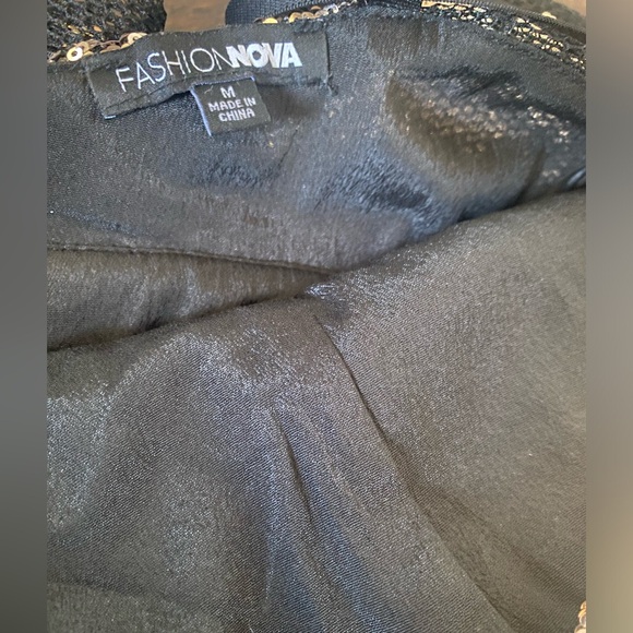 Fashion Nova rose gold sequin formal dress - Picture 3 of 3